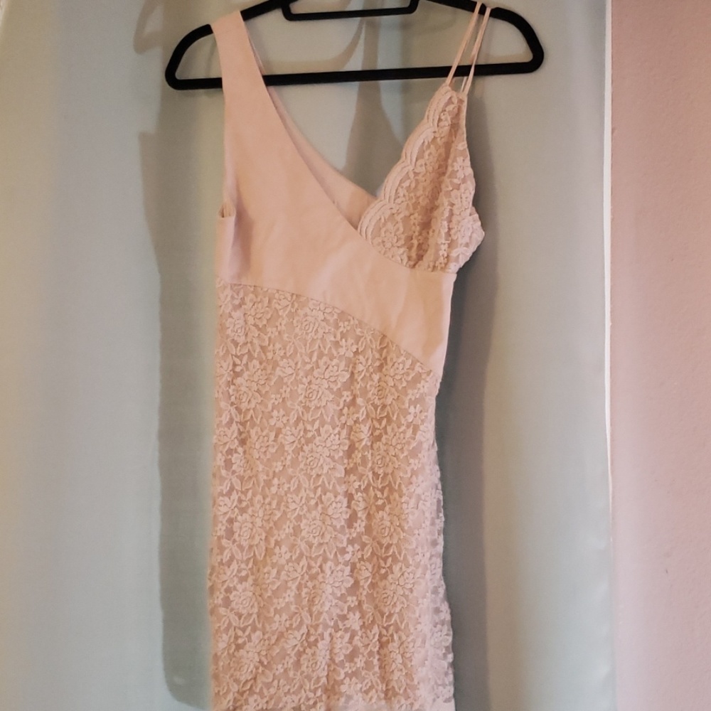 Free people tight lace evening dress